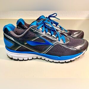 Men’s Brooks Ghost 8 Pre-owned Sneakers, Blue/Gray, Size 14 with Free Gift